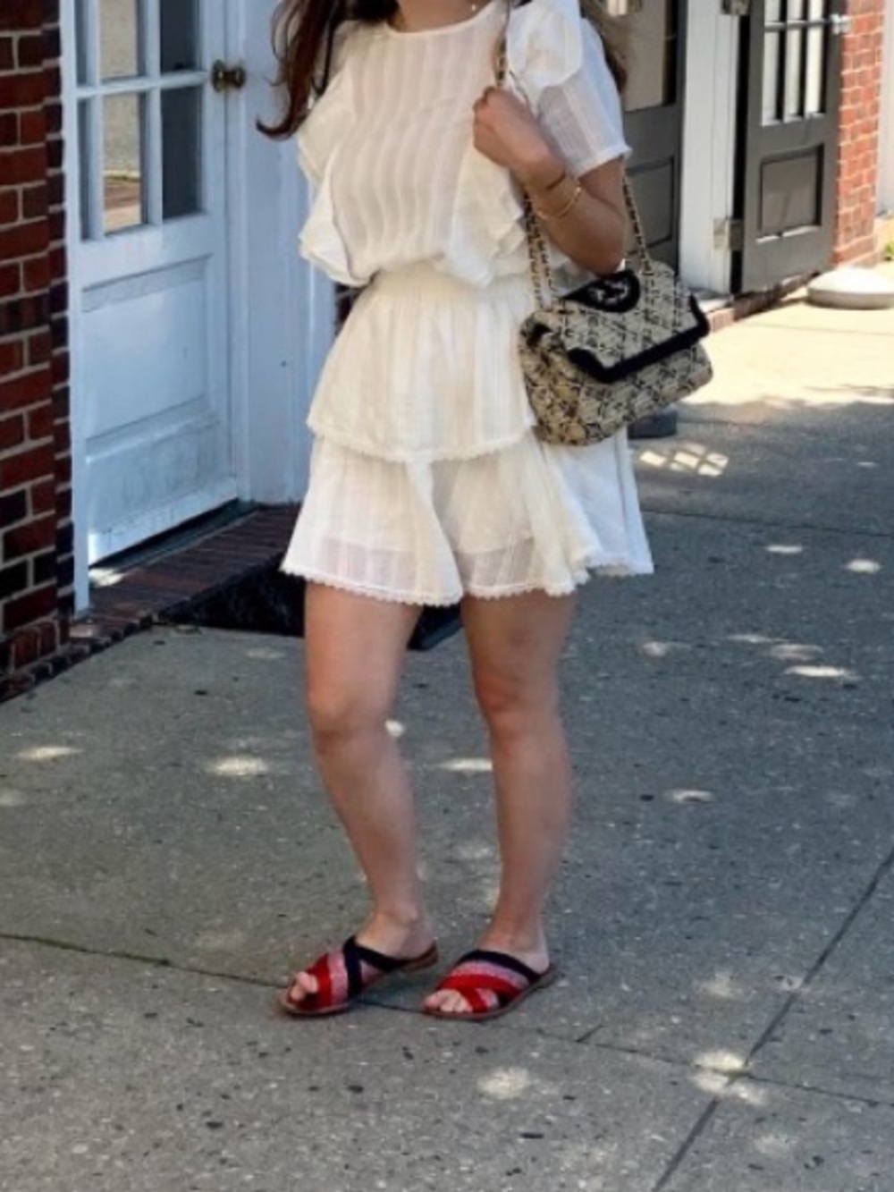 Shabby Chic Ruffled Mini Dress - Picture 3 of 3